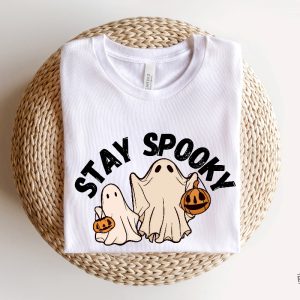 Stay Spooky Sweatshirt Halloween Sweatshirt Halloween Gift Hoodie Womens Halloween Sweatshirt Spooky Season Shirt Ghost Halloween Stay Spooky Svg Unique revetee.com 3