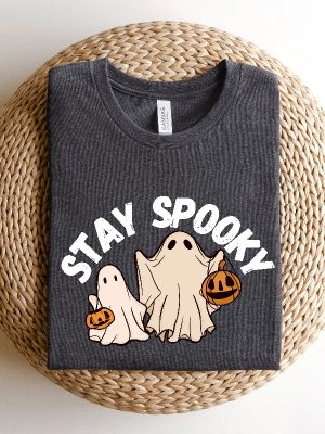 Stay Spooky Sweatshirt Halloween Sweatshirt Halloween Gift Hoodie Womens Halloween Sweatshirt Spooky Season Shirt Ghost Halloween Stay Spooky Svg Unique revetee.com 4