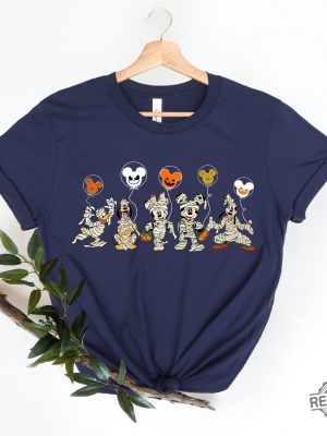 Disney Halloween Skeleton Shirt Disney Halloween Matching Shirt Disney Balloon Shirt Mickey Minnie And Friends Skeleton Shirt Mens Dancing Skeleton Shirt Mickey Skeleton Shirt New revetee.com 3