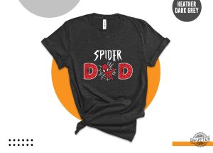 Custom Family Spider Shirts Spider Dad Spider Mom Shirts Marvell Family Tee Spiderman Family Shirts Spider Man Birthday Shirt Green Spider Hoodie Unique revetee.com 3