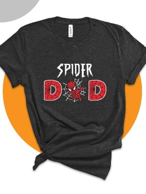 Custom Family Spider Shirts Spider Dad Spider Mom Shirts Marvell Family Tee Spiderman Family Shirts Spider Man Birthday Shirt Green Spider Hoodie Unique revetee.com 3