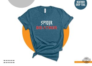 Custom Family Spider Shirts Spider Dad Spider Mom Shirts Marvell Family Tee Spiderman Family Shirts Spider Man Birthday Shirt Green Spider Hoodie Unique revetee.com 6