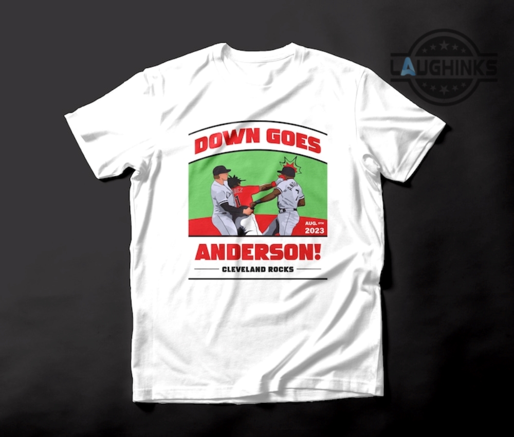 Down Goes Anderson Shirt Funny Meme Baseball Shirt Jose Ramirez