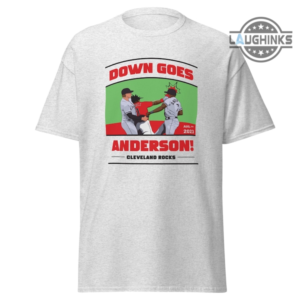 Down Goes Anderson KO Jose Ramirez Tim Anderson T-Shirt