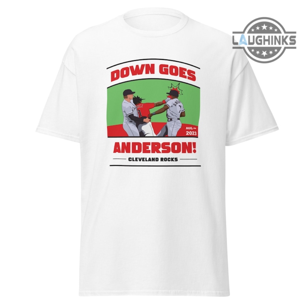 Jose Ramirez Tim Anderson Shirt Jose Ramirez Shirt Down Goes Anderson Shirt  Jose Ramirez Fight Shirt Tim Anderson Jose Ramirez Sweatshirt Down Goes  Anderson Hoodie - Laughinks