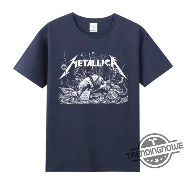 Vintage Metallica Shirt Metallica Setlist 2023 Shirt Metallica East Rutherford Shirt Metallica Tour 2023 trendingnowe.com 5
