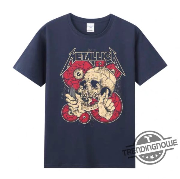 Vintage Metallica Shirt Metallica Setlist 2023 Shirt Metallica East Rutherford Shirt Metallica Tour 2023 trendingnowe.com 8