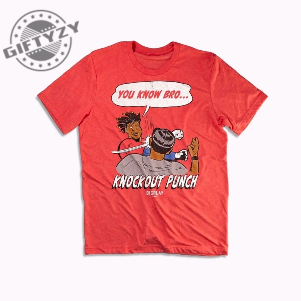 You Know Bro Ko Knockout Punch Shirt Ramirez Vs Anderson Tee Trending Meme Funny Sweatshirt Down Goes Anderson Shirt