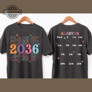 class of 2036 shirt double sided class of 2036 handprint shirt first day of school shirt welcome back to school 2023 sweatshirt hoodie for youth kids laughinks.com 3