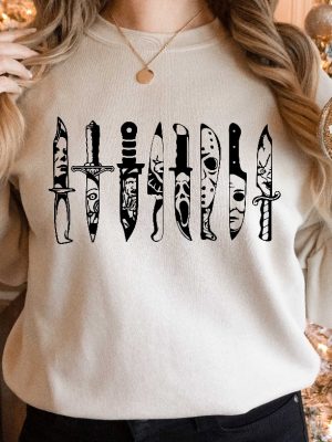 Horror Movie Knives Sweatshirt Halloween Horror Hoodie Halloween Knives Hoodie Halloweentown Sweatshirt Halloween Shirts Spirit Halloween Shirt New Halloween Horror Nights Merch New revetee.com 4