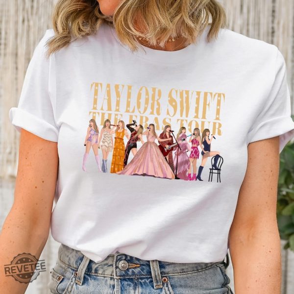 Taylor Swift Eras Tour Shirt Taylor Swiftie Eras Tee Eras Tour Outfit Ideas Swiftie Dad Shirt Taylor Swift Eras Tour Merchandise Taylor Swift Reputation Outfits New revetee.com 1