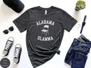 Alabama Slamma Shirt White Folding Chair Alabama Brawl Montgomery Unisex Tshirt Alabama Fight Sweatshirt Montgomery Brawl Shirt giftyzy.com 2