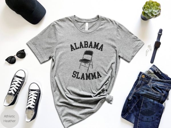 Alabama Slamma Shirt White Folding Chair Alabama Brawl Montgomery Unisex Tshirt Alabama Fight Sweatshirt Montgomery Brawl Shirt giftyzy.com 4