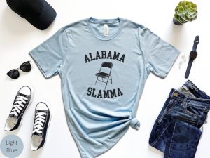 Alabama Slamma Shirt White Folding Chair Alabama Brawl Montgomery Unisex Tshirt Alabama Fight Sweatshirt Montgomery Brawl Shirt giftyzy.com 5