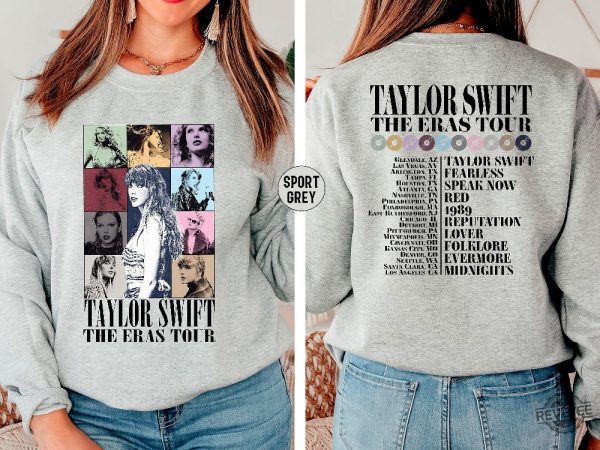 Taylor Swift The Eras Tour Shirt Swiftie Merch T Shirt Eras Tour Sweatshirt Taylor Swift Fan Hoodie Eras Tour Outfit Ideas Swiftie Dad Shirt Taylor Swift Eras Tour Merchandise Unique revetee.com 4