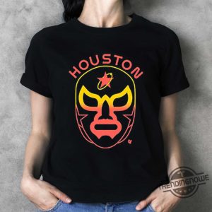 Houston Baseball Lucha Mask Shirt Houston Baseball Lucha Mask T Shirt trendingnowe.com 2