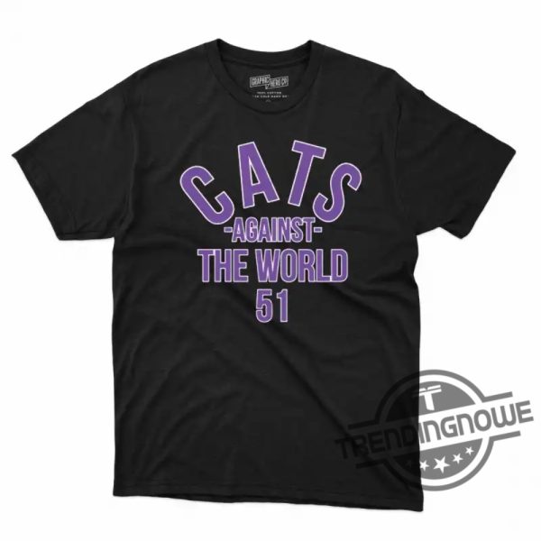 Northwestern T Shirt Controversy Cats Against The World Shirt Cats Against The World Northwestern trendingnowe.com 1