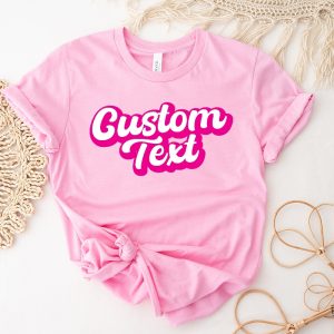 Custom Name Doll Baby Girl Birthday Shirt Personalized Birthday Party Shirt Barbiheimer I Am Kenough Sweater I Am Kenough Shirt Barbie Barbie Hiemer Barbie Haimer Unique revetee.com 4