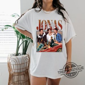 Vintage Jonas Brothers T Shirt Jonas Five Albums One Night Tour Shirt Jonas Brothers 2023 Tour Shirt trendingnowe.com 2