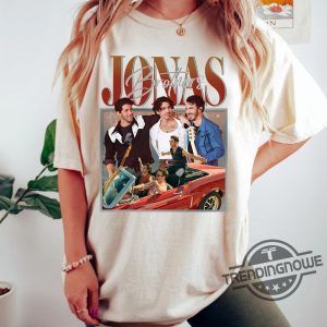 Vintage Jonas Brothers T Shirt Jonas Five Albums One Night Tour Shirt Jonas Brothers 2023 Tour Shirt trendingnowe.com 3