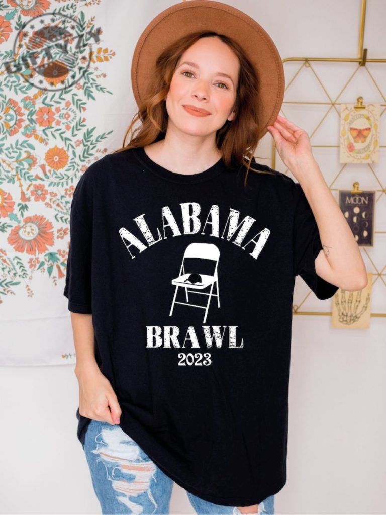 Alabama Brawl 2023 Shirt Folding Chair Fight A Mass Brawl Breaks Out On Vintage Hoodie Sweatshirt Alabama Brawl Tshirt giftyzy.com 1