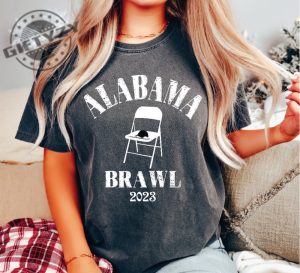 Alabama Brawl 2023 Shirt Folding Chair Fight A Mass Brawl Breaks Out On Vintage Hoodie Sweatshirt Alabama Brawl Tshirt giftyzy.com 2