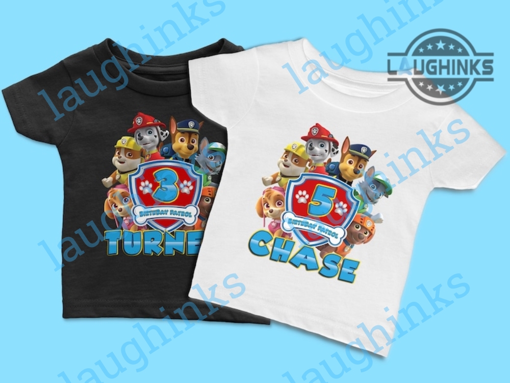 paw patrol birthday shirts for boy girl paw patrol 1st birthday shirt paw patrol 2nd birthday shirt paw patrol the mighty movie shirt paw patrol halloween shirt paw patrol adult shirt laughinks.com 1