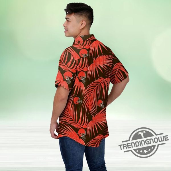 Cleveland Browns Hawaiian Shirt NFL Cleveland Browns Hawaiian Shirt Without Pocket trendingnowe.com 2