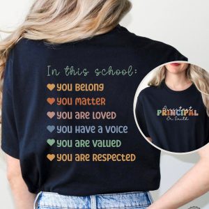 Personalized School Assistant Principal Shirt Back To School Team Shirt For Asst Principal Custom Shirt Gift For Assistant Principal Unique revetee.com 4