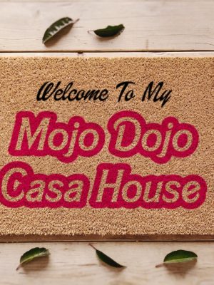 Welcome To My Mojo Dojo Casa House Barbie Home Decor Barbie Doormat Barbie Gift Ken Barbenheimer Margot Robbie Ryan Gosling Ken Mojo Dojo Casa House Im Just Ken Barbieland New revetee.com 2