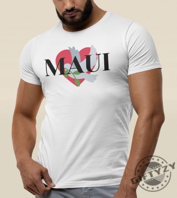 Maui Love And Peace Awareness Shirt Maui Strong Shirt Tee Hoodie Sweatshirt giftyzy.com 1