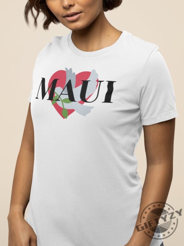Maui Love And Peace Awareness Shirt Maui Strong Shirt Tee Hoodie Sweatshirt giftyzy.com 2