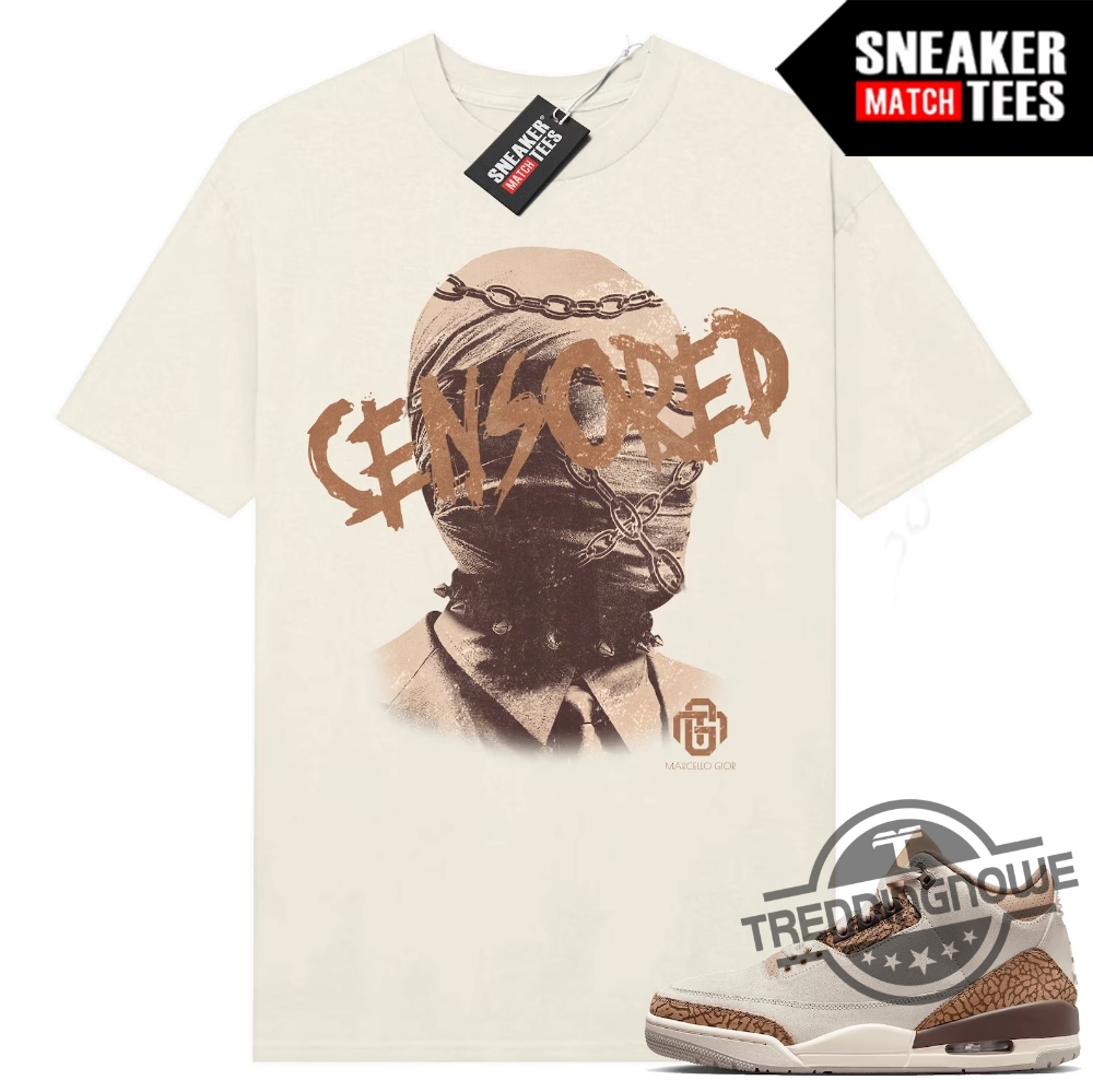 Jordan 3 Palomino Shirt Sneaker Match Tees Sail Censored