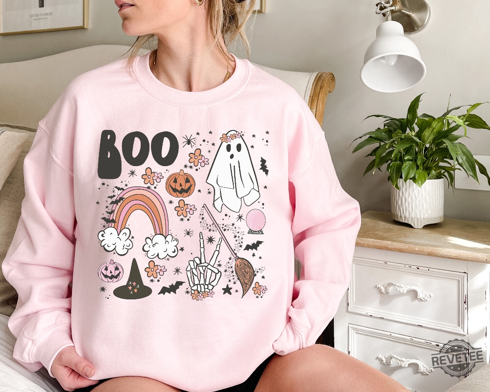 Vintage Halloween Sweatshirt Halloween Sweater Halloween Shirts For Women Halloween Crewneck Spirit Halloween Shirt Cute Halloween Shirt Ideas Halloween Sweaters New