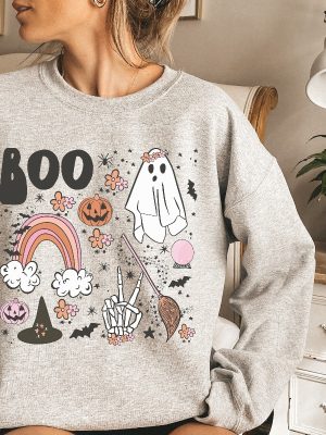 Vintage Halloween Sweatshirt Halloween Sweater Halloween Shirts For Women Halloween Crewneck Spirit Halloween Shirt Cute Halloween Shirt Ideas Halloween Sweaters New revetee.com 3