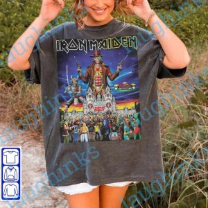 Iron Maiden Powerslave All Over Print Basketball Jersey