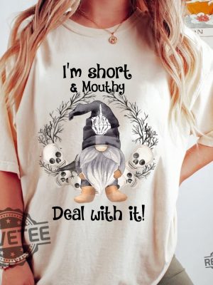 Im Short Mouthy Deal Gnome With It Happy Halloween Shirt Cute Ghost Gnome Witch Gnome Vampire Gnome Shirt Spirit Halloween Shirt Cute Halloween Shirt Ideas Halloween Sweaters New revetee.com 2 1