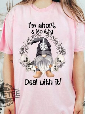 Im Short Mouthy Deal Gnome With It Happy Halloween Shirt Cute Ghost Gnome Witch Gnome Vampire Gnome Shirt Spirit Halloween Shirt Cute Halloween Shirt Ideas Halloween Sweaters New revetee.com 4 1