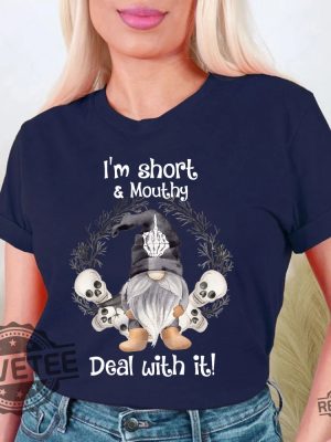 Im Short Mouthy Deal Gnome With It Happy Halloween Shirt Cute Ghost Gnome Witch Gnome Vampire Gnome Shirt Spirit Halloween Shirt Cute Halloween Shirt Ideas Halloween Sweaters New revetee.com 8 1