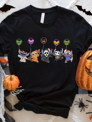 Stitch Horror Halloween Shirt Disneyland Halloween Shirt Disney Halloween Gift Stitch Halloween Shirt Spirit Halloween Shirt Cute Halloween Shirt Ideas Halloween Sweaters New revetee.com 2