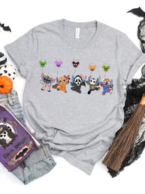 Stitch Horror Halloween Shirt Disneyland Halloween Shirt Disney Halloween Gift Stitch Halloween Shirt Spirit Halloween Shirt Cute Halloween Shirt Ideas Halloween Sweaters New revetee.com 7