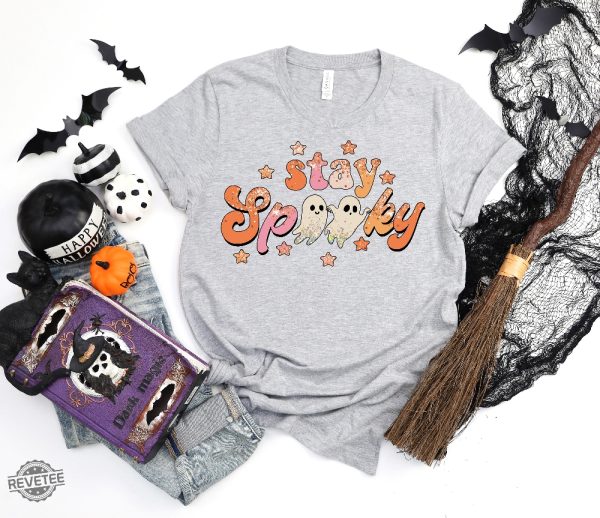 Stay Spooky Shirt Spooky Vibe Shirt Halloween Shirt Cool Halloween Shirt Funny Halloween Shirt Spirit Halloween Shirt Cute Halloween Shirt Ideas Halloween Sweaters New revetee.com 2