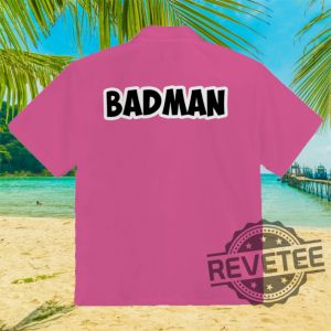 Vegeta Badman Pink Dragon Ball Z Hawaiian Shirt Vegeta Hawaiian Shirt Vegeta Pink Shirt New revetee.com 3
