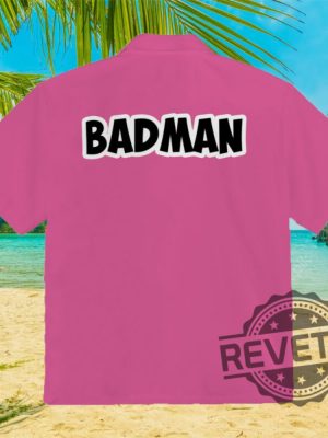 Vegeta Badman Pink Dragon Ball Z Hawaiian Shirt Vegeta Hawaiian Shirt Vegeta Pink Shirt New revetee.com 3