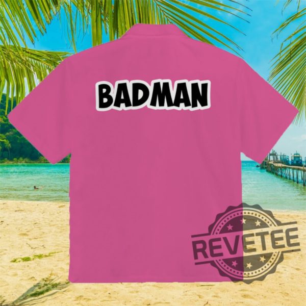 Vegeta Badman Pink Dragon Ball Z Hawaiian Shirt Vegeta Hawaiian Shirt Vegeta Pink Shirt New revetee.com 3