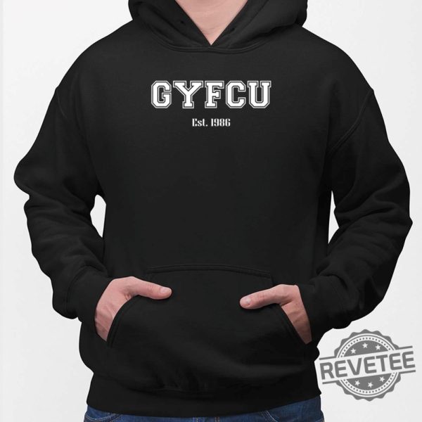 Gyfcu 1986 Shirt Gyfcu 1986 Sweatshirt Gyfcu Est 1986 Shirt Gyfcu 1986 Gyfcu Shirt Gyfcu Tshirt New revetee.com 2