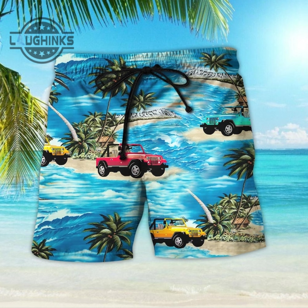 Jeep Hawaiian Shirt And Shorts Best Jeep Clothing Jeep Wrangler