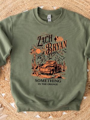 Zach Bryan Something In The Orange Sweatshirt Vintage Zach Bryan Fan Gift Country Music Hoodie Zach Bryan El Dorado Zach Bryan Tour Merch 2023 Zach Bryan Concert Unique revetee.com 3