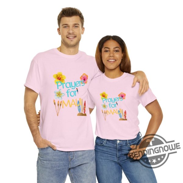 Maui Strong Shirt Fundraiser Prayer For Maui T Shirt Maui Wildfire Relief Support for Hawaii Fire Victims Lahaina Strong Shirt trendingnowe.com 3