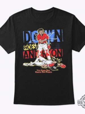 Down Goes Anderson Shirt Jose Ramirez Vs Tim Anderson Shirt Knocks Out Punch Shirt Gift For Fan Sport Anderson Goes Down T Shirt Jose Ramirez T Shirt New revetee.com 2